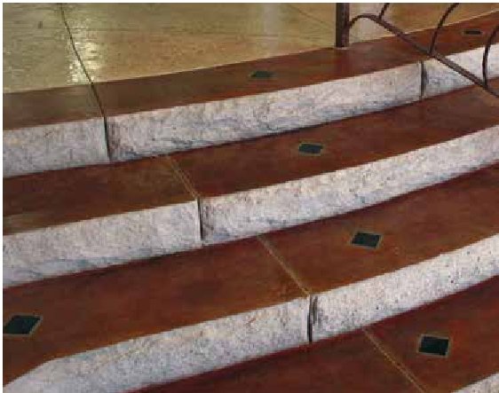 Steps, porches & walkways — concrete work
